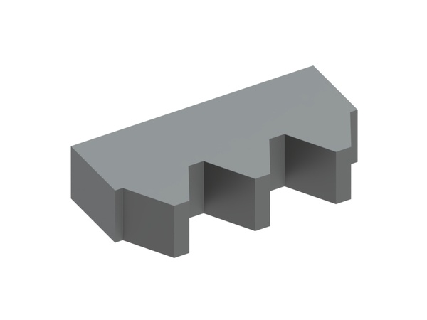 Coltello rotore centrale 240x121x55 Premium Line, versione W 