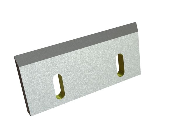 Coltello rotore destro 200x85x15, Eco Line, 2 asole, 2xM8 filettature, versione X per Hosokawa Alpine AG 