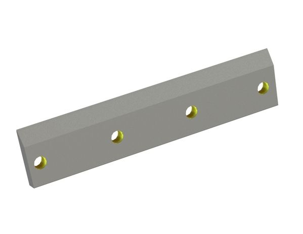 Coltello rotore destro 509x108x19 Eco Line, 4xØ23 fori, tagliente 30°/35°/25°, versione X per Cumberland 