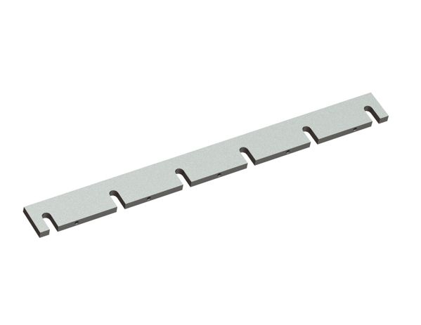 Coltello statore 1000x90x20 PremiumCut, 6 asole, tagliente 85°, versione X per Netzsch-Condux Mahltechnik GmbH 