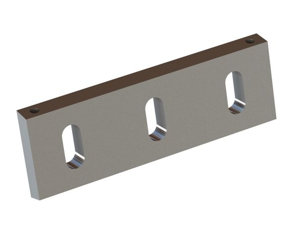 Coltello statore 295x100x22, Premium Line, 3 asole, tagliente 80°, 4xM12 filettatura per Herbold Meckesheim GmbH 