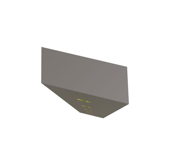 Coltello statore 440x55x20 Eco Line, tagliente 75°, filettatura 5xM10, versione X per Zeno Zerkleinerungsmaschinen 