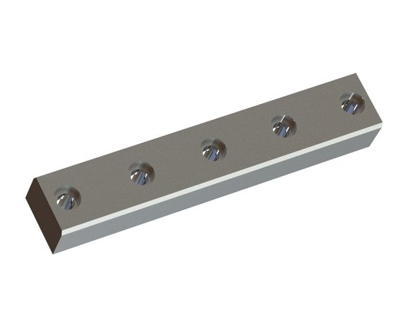 Coltello statore 450x80x60 PremiumCut, 5 fori svasati, versione X 