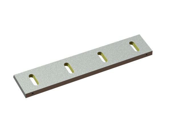 Coltello statore 490x95x16, Eco Line, 4 asole, tagliente 75°, versione X per Herbold Meckesheim GmbH Herbold SML 30/50
