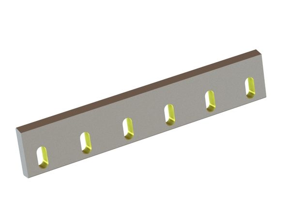 Coltello statore 518x96x22, StandardCut, 6 asole, tagliente 75°, versione X per Heinrich Dreher Maschinenbau 