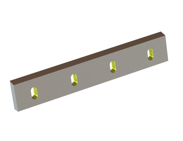 Coltello statore 614x90x24, Eco Line, 4 asole, tagliente 75°, versione X per Previero 