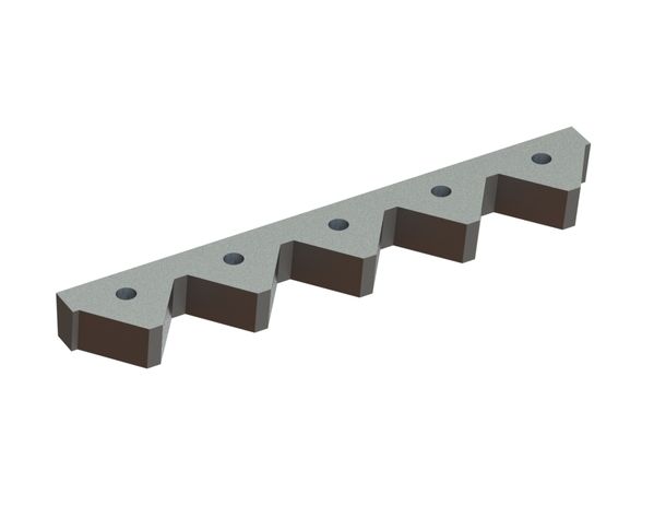 Coltello trituratore 399x66x35, PremiumCut, filettatura M16, versione 9 per Eldan Recycling 