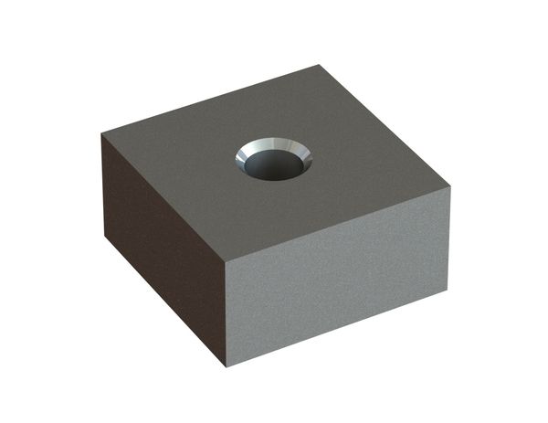 Coltello trituratore piatto 60x60x30, Premium Line, filettatura M16, versione X per Zerma | AMIS 