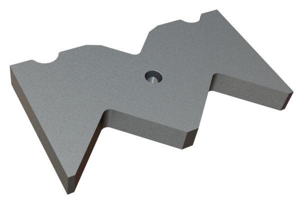 Contracuchilla 356x200x39 Premium Line, versión 145, versión X para MeWa | Ehehalt | Andritz MeWa | THM Recycling Mewa Alpha Cutter