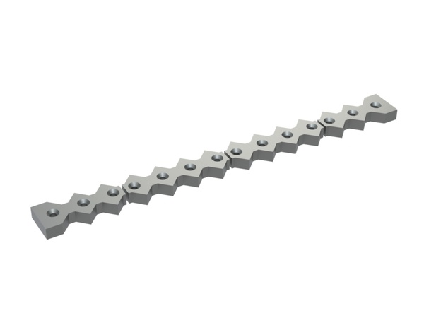contracuchilla 4-parte 1416x133x45 Premium Line, variante X 