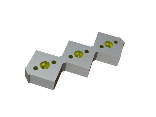 Contracuchilla 478x184x58 Eco Line, versión 130, versión X para Weima Maschinenbau GmbH 