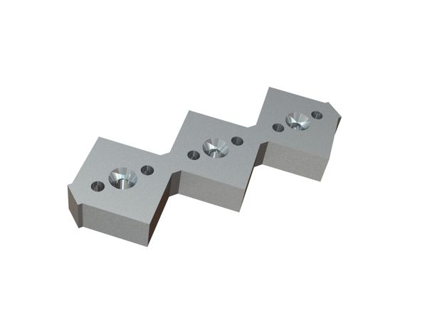 Contracuchilla 478x184x58 Premium Line, versión 130, versión X para Weima Maschinenbau GmbH 