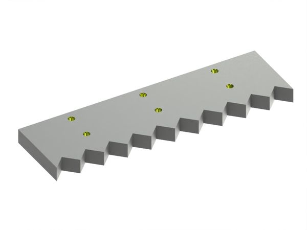 Contracuchilla 500x140x30, StandardCut, 6xM12, versión X 