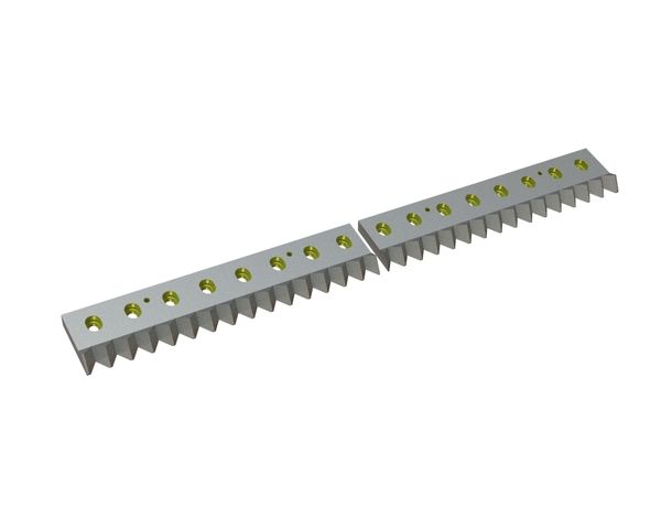 Contracuchilla de 2 piezas 1300x137x36 Eco Line, versión 40, versión B1 para Vecoplan 
