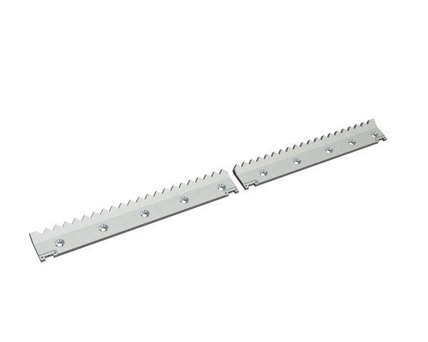 Contracuchilla de 2 piezas 1481x114x35 Premium Line, versión 40, versión W9 para Weima Maschinenbau GmbH 