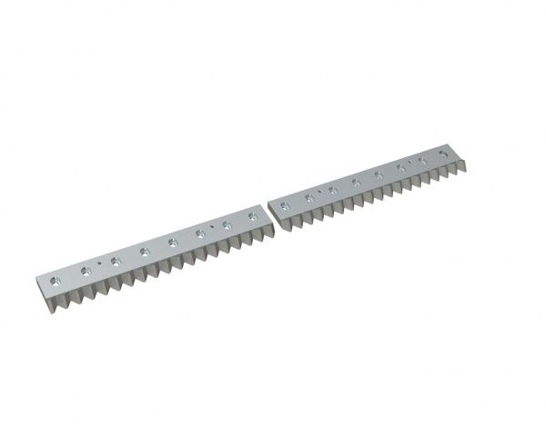 Contracuchilla de 2 piezas 1599x136x34 Premium Line, versión 40(43), versión X para Vecoplan Vecoplan VAZ 200/160