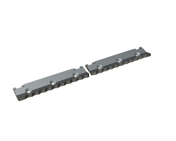 Contracuchilla de 2 piezas 794x94x15/35 Premium Line, versión 40, versión X para Weima Maschinenbau GmbH 