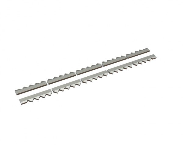 Contracuchilla de 5 piezas 2174x98x28 Premium Line, versión 80, versión X para Vecoplan Vecoplan VNZ 210