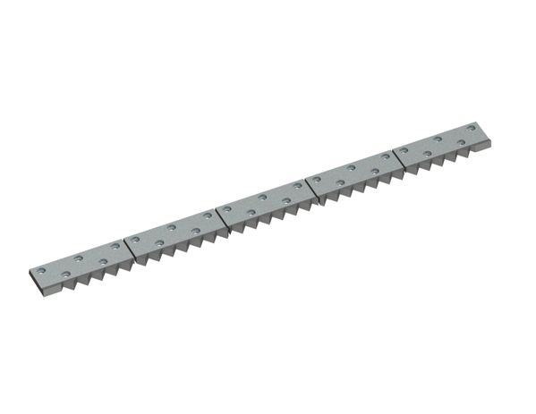 Contracuchilla de 5 piezas 2494x179x43/31 Premium Line, versión 60, versión W para Zeno Zerkleinerungsmaschinen 