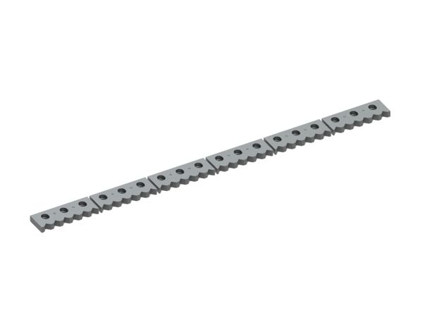 Contracuchilla de 6 piezas 1554x93x28 Premium Line, versión Y para Vecoplan 