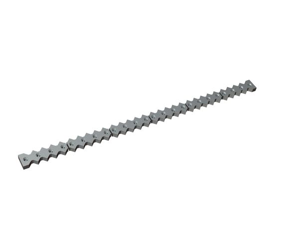 Contracuchilla de 6 piezas 2416x128x45, Premium Line, versión 80, versión X para Weima Maschinenbau GmbH Weima PowerLine 2500