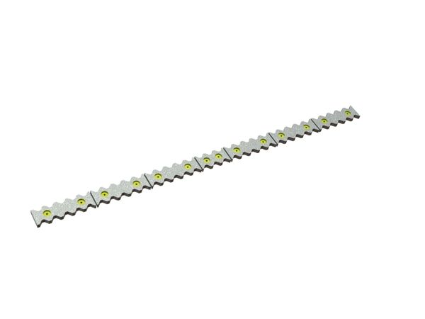 Contracuchilla de 7 piezas 3171x156x38 Eco Line, versión 80, versión W9 para Vecoplan Vecoplan VEZ