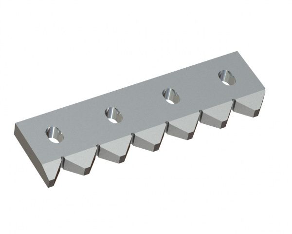 Contracuchilla derecha 427x123x28 Premium Line, versión 60, versión X para Vecoplan 