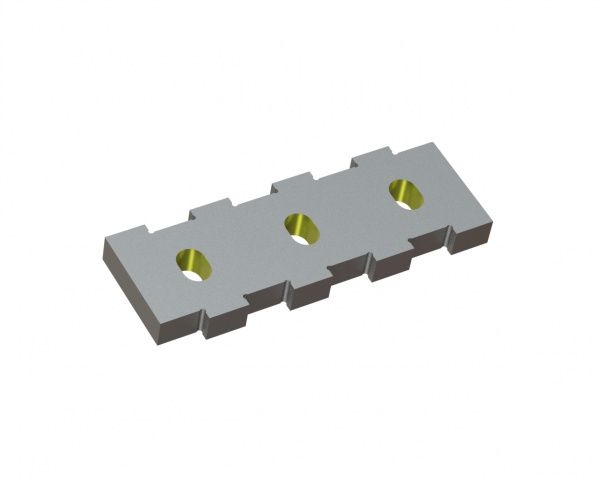 Contracuchilla para rotor escalonado 305x101x27, Eco Line, versión 40, versión W9 para Lindner Recyclingtech Lindner Antares 1600