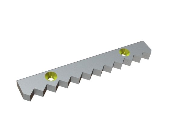 Contre-couteau 336x50x20 Eco Line, version 2x38, version X pour Wagner Shredder 
