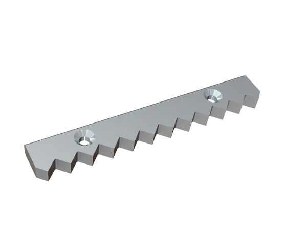 Contre-couteau 336x50x20 Premium Line, version 2x38, version X pour Wagner Shredder 