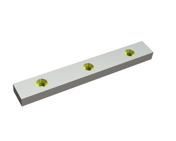 Contre-couteau 445x60x31 Eco Line, version X pour AMB Technology GmbH 