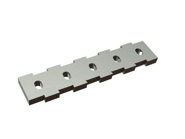Contre-couteau, 498x108x27, Premium Line, version 50 pour Lindner Recyclingtech 