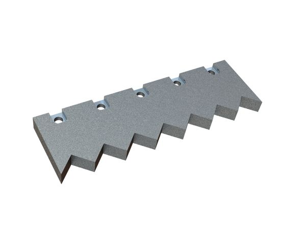 Contre-couteau 557x175x39, Premium Line, version 60, version X pour Bano Recycling s.r.l. 