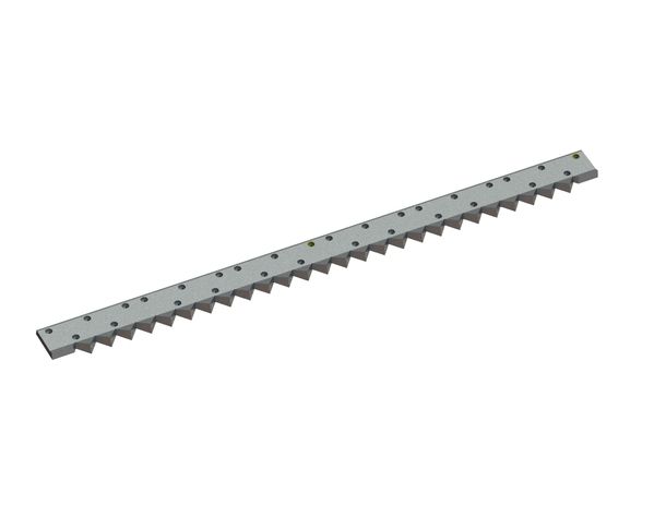 Contre-couteau 6 pièces 2993x208x46/30 Premium Line, version B1 pour Zeno Zerkleinerungsmaschinen 