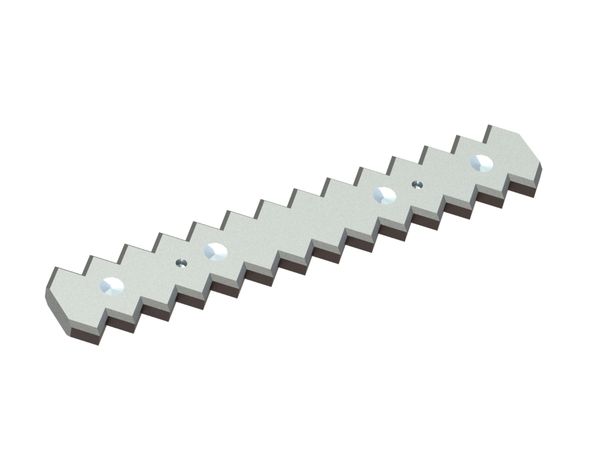 Contre-couteau extérieur 562x100x25 PremiumCut, version X pour Untha Untha VR 120