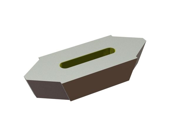Contre-lame 218x80x40, Eco Line, version Y pour Eldan Recycling 