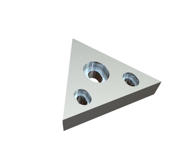 Contre-lame 276x226x50 Premium Line W9-Version pour Eldan Recycling 