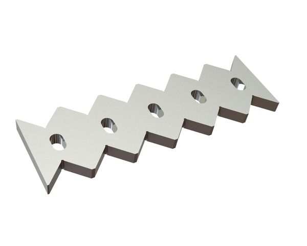 Contre-lame 498x156x27 Premium Line pour Lindner Recyclingtech 
