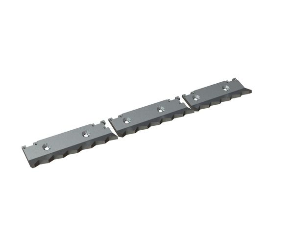 Contre-lame kit de 3 967x123x40 Premium Line pour Weima Maschinenbau GmbH Weima WLK 10