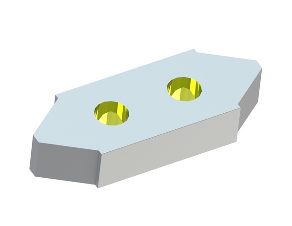 Controcoltello 218x80x40, Eco Line, versione W9 per Eldan Recycling Eldan HR | Heavy Rasper