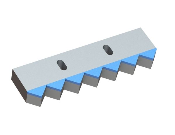 Controcoltello 279x80x30 Hybrid Line, 2 asole, M16, qualità metallo duro H3 per Zerma | AMIS 