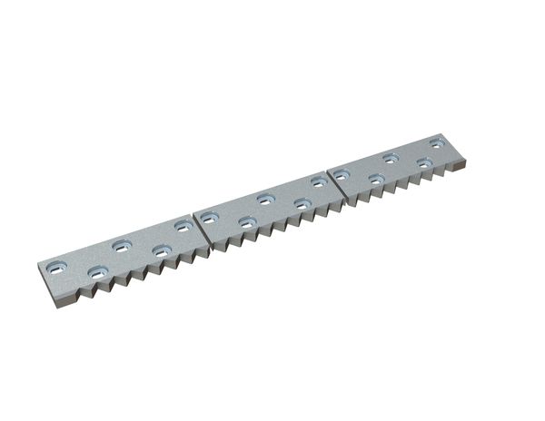 Controcoltello 3 pezzi 1396x155x32/26 Premium Line, versione 40, versione B1 per Zeno Zerkleinerungsmaschinen 