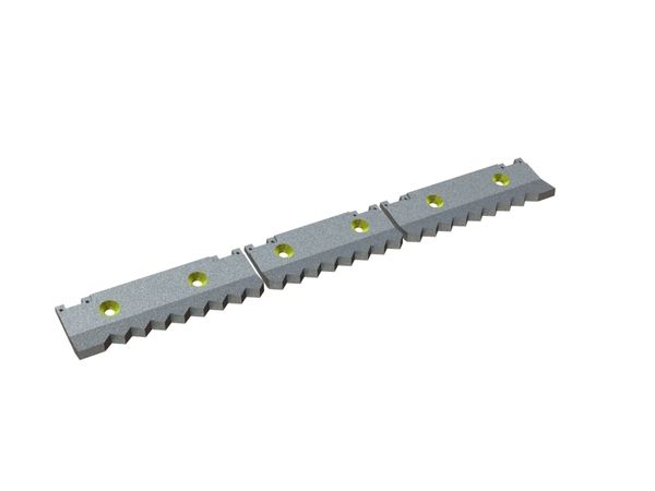 Controcoltello 3 pezzi 961x117x28 Eco Line, versione 40/60, versione X per Weima Maschinenbau GmbH Weima WLK 10