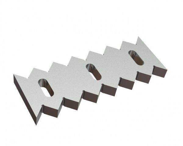 Controcoltello 308x116x27, Premium Line, versione 43, versione X per Lindner Recyclingtech Lindner Antares