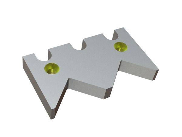 Controcoltello 345x196x47, Eco Line, versione 145, versione W8 per Lindner Recyclingtech Lindner Jupiter