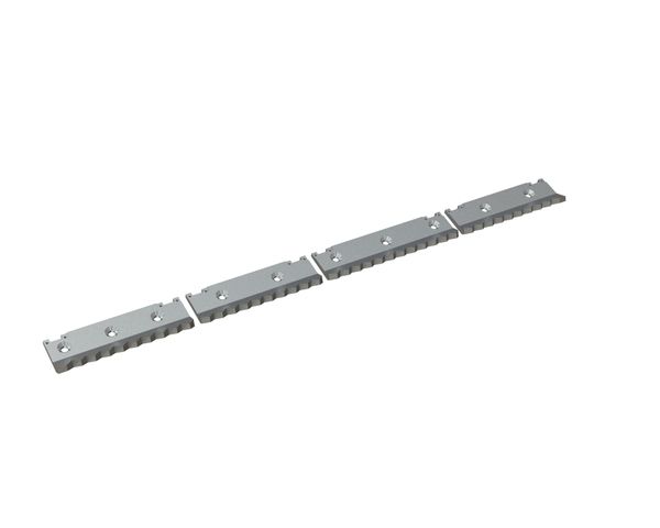 Controcoltello 4 pezzi 1480x114x35 Premium Line, versione 40, versione B1 per Weima Maschinenbau GmbH Weima WL