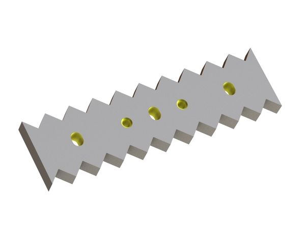 Controcoltello 414x115x28 Eco Line, versione 40, versione X per Vecoplan 