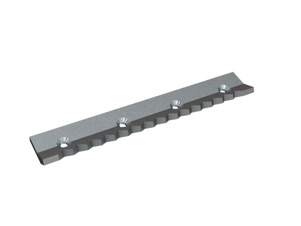 Controcoltello 597x95x36 Premium Line, versione 40, versione W per Weima Maschinenbau GmbH 