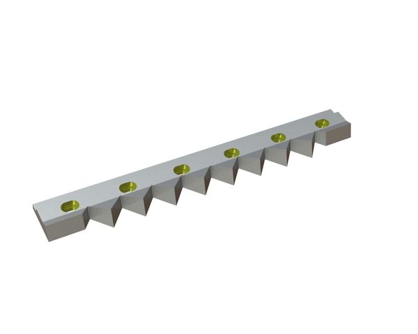 Controcoltello 599x87x31 Eco Line, versione 40, versione W per Zeno Zerkleinerungsmaschinen 
