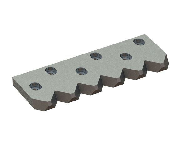 Controcoltello centrale 491x178x30 Premium Line, versione 80, versione X per Vecoplan 